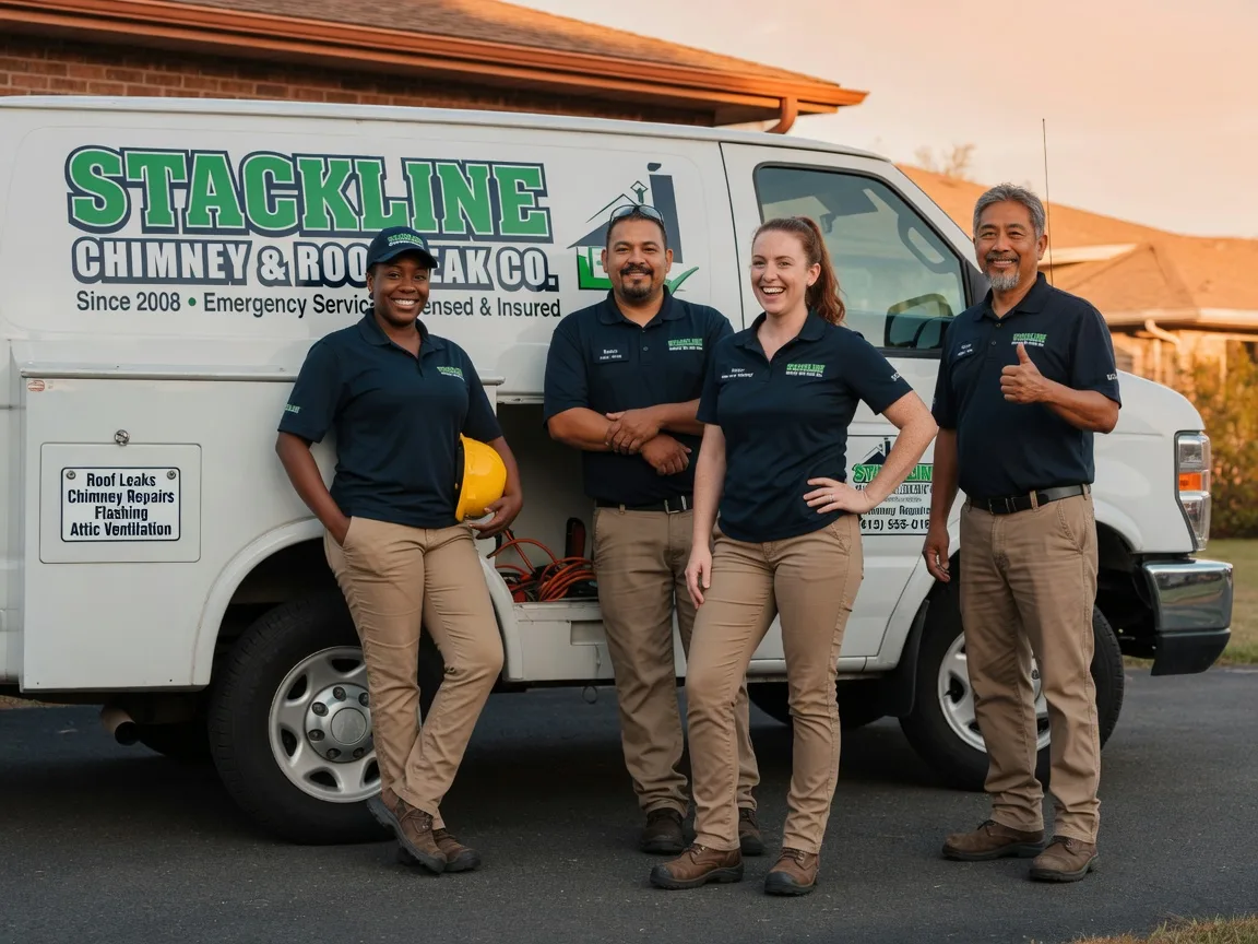 Chimney flashing repair company in Cartwright, OK